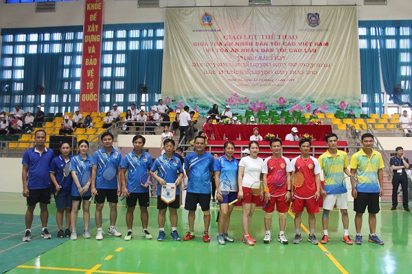 Khai mạc Giao lưu thể thao Tòa án hai nước Việt Nam – Lào - Ảnh 9.