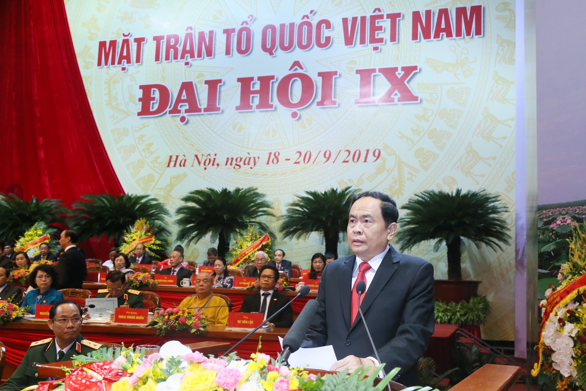 Khai mạc Đại hội đại biểu toàn quốc MTTQ Việt Nam lần thứ IX - Ảnh 1.