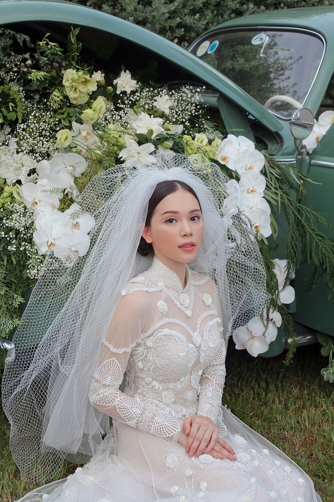 Vừa công khai yêu em chồng Hà Tăng, Linh Rin bất ngờ hoá cô dâu yêu kiều - Ảnh 7.