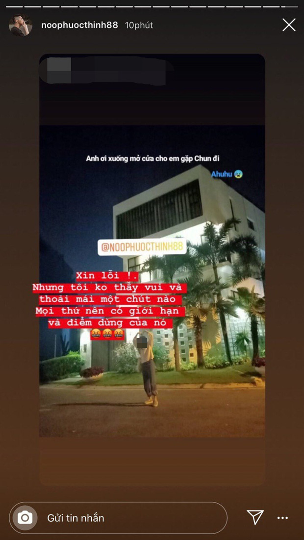 Noo Phước Thịnh đăng đàn bức xúc khi fan cuồng tới tận cửa nhà check in giữa đêm: “Tôi không thấy vui và thoải mái một chút nào” - Ảnh 1. Noo Phước Thịnh đăng đàn bức xúc khi fan cuồng tới tận cửa nhà check in giữa đêm: “Tôi không thấy vui và thoải mái một chút nào” - Ảnh 1.