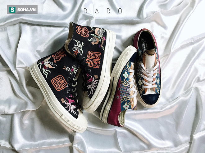 Mua giày Converse nổi tiếng của nước ngoài, vẽ thêm hoa văn Việt Nam, chàng trai bán giá 15 triệu đồng/đôi - Ảnh 8.