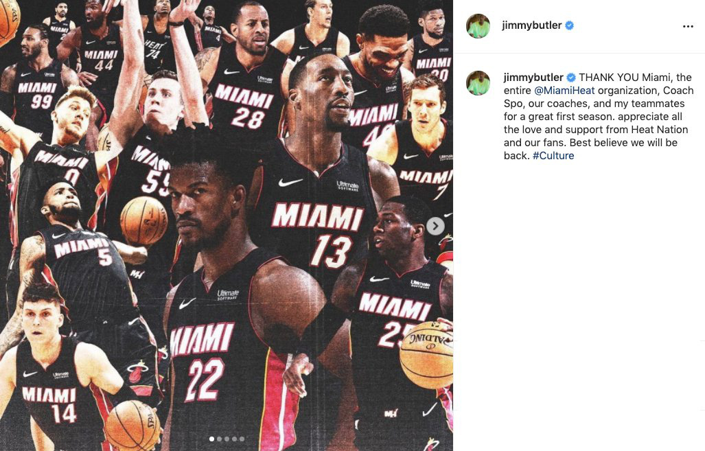 Lên tiếng sau thất bại tại NBA Finals 2020, sao Miami Heat xây chắc niềm tin cho NHM ở mùa giải năm sau - Ảnh 2.