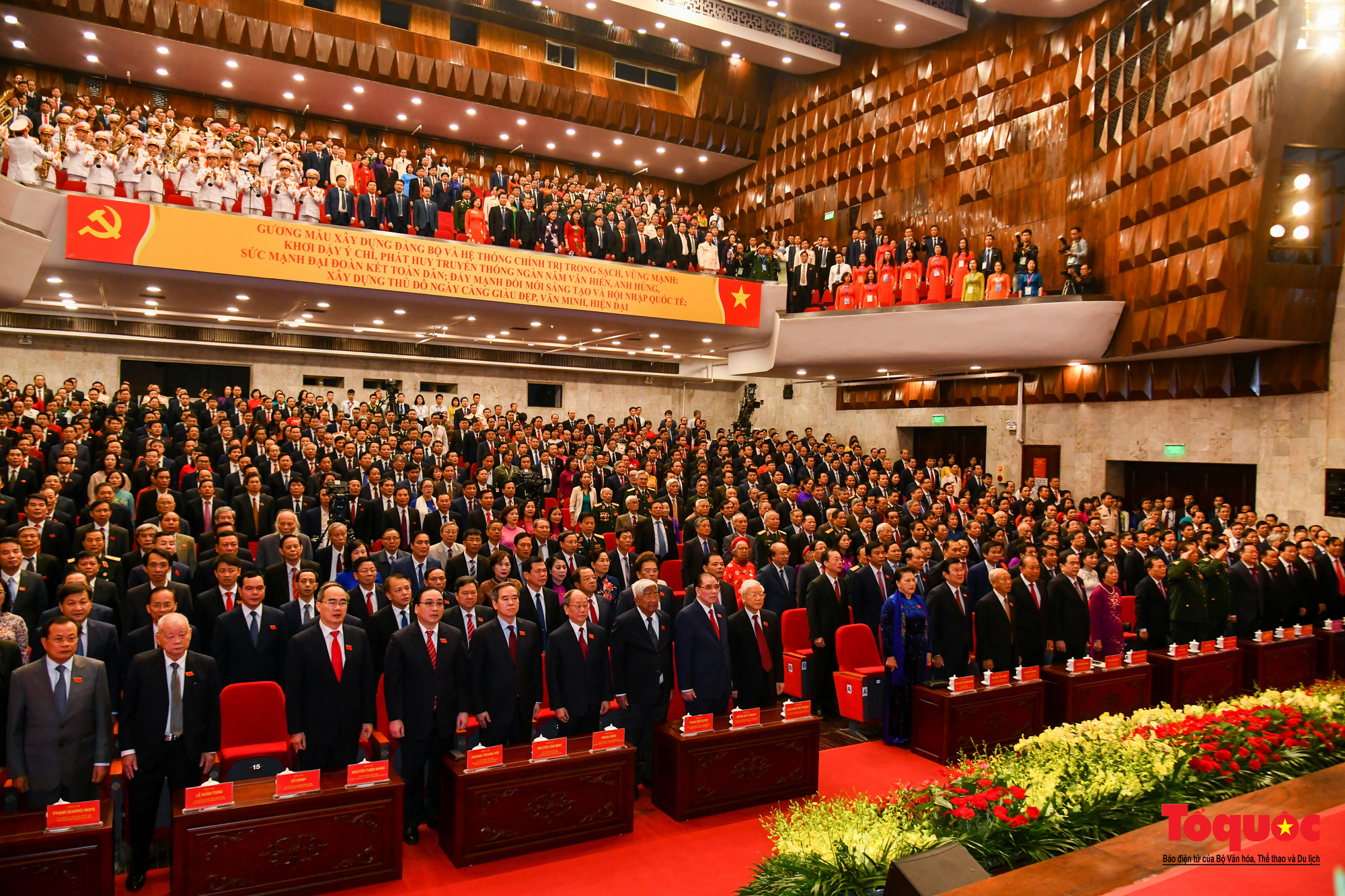 Tổng Bí thư, Chủ tịch nước và nhiều lãnh đạo Đảng, Nhà nước dự Đại hội Đảng bộ Hà Nội - Ảnh 32.