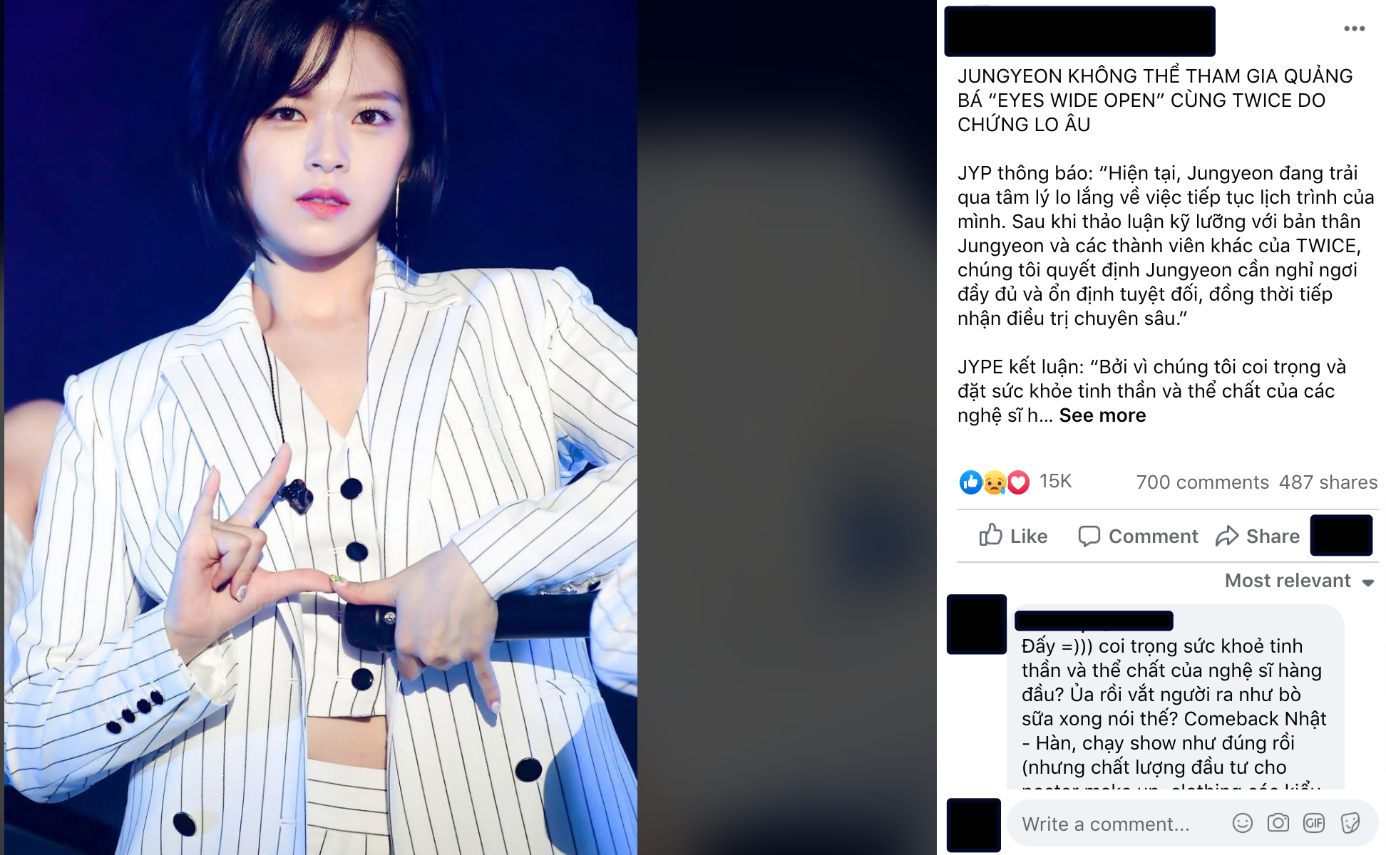 Từ fan Việt đến netizen Hàn đồng loạt chỉ trích JYP sau thông báo Jeongyeon không thể quảng bá cùng TWICE  - Ảnh 9.