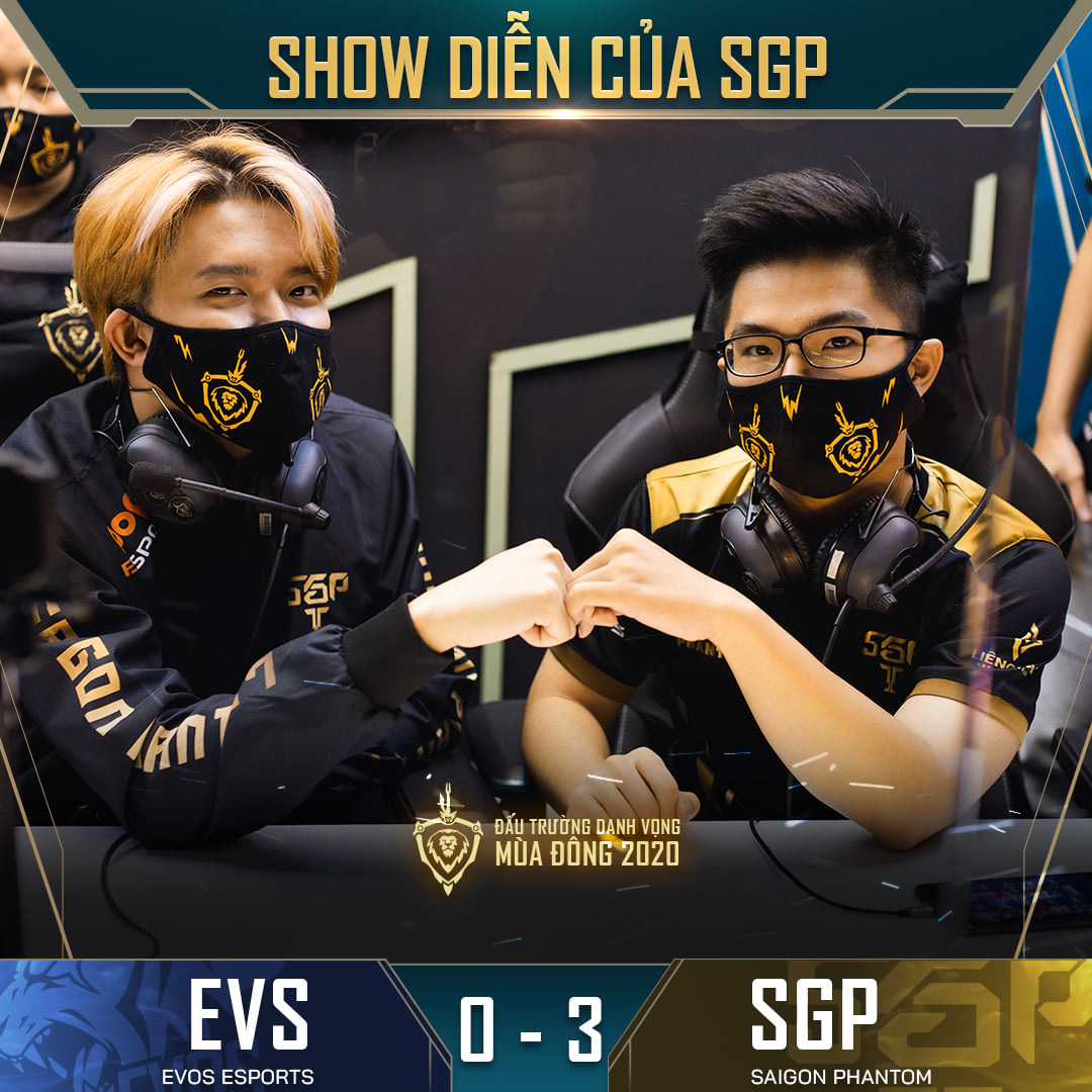 ĐTDV mùa Đông 2020 vòng 11: Huỷ diệt EVOS Esports với tỉ số 3-0, Saigon Phantom tiếp tục khẳng định vị thế số 1 ở mùa giải năm nay - Ảnh 3.