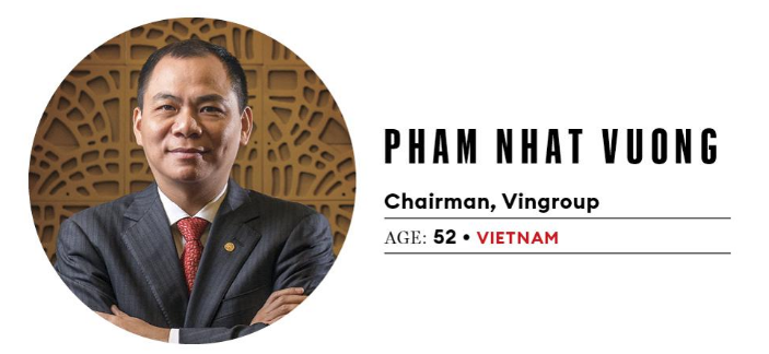 Tỷ phú Phạm Nhật Vượng góp mặt trong danh sách anh hùng từ thiện châu Á của Forbes - Ảnh 1. Tỷ phú Phạm Nhật Vượng góp mặt trong danh sách anh hùng từ thiện châu Á của Forbes - Ảnh 1.