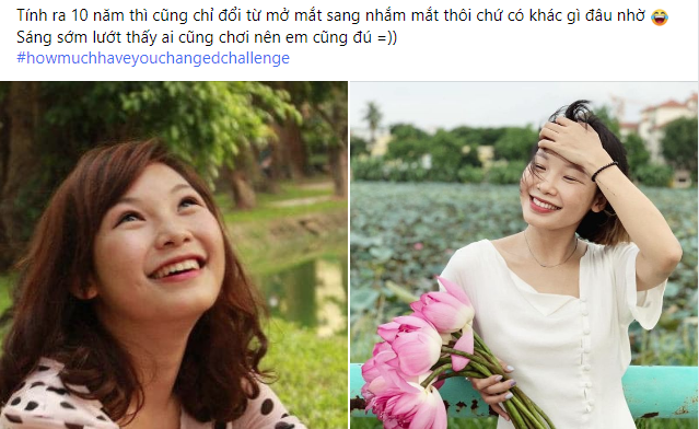 Cộng đồng mạng rầm rộ rủ nhau chơi &quot;Thử thách 10 năm thay đổi&quot;, team chị em bỉm sữa cũng bon chen khoe hình cũ khiến bạn bè kinh ngạc - Ảnh 7.