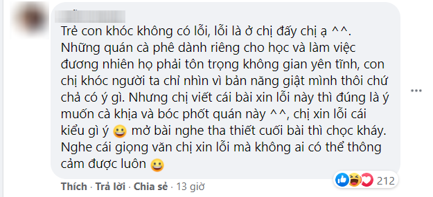 Con 4 tháng khóc nên mẹ bị đuổi khỏi quán,  - Ảnh 6.