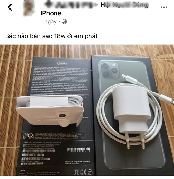 Cộng đồng mạng dậy sóng với cách phân biệt sạc nhanh chính hãng Apple - Ảnh 1.