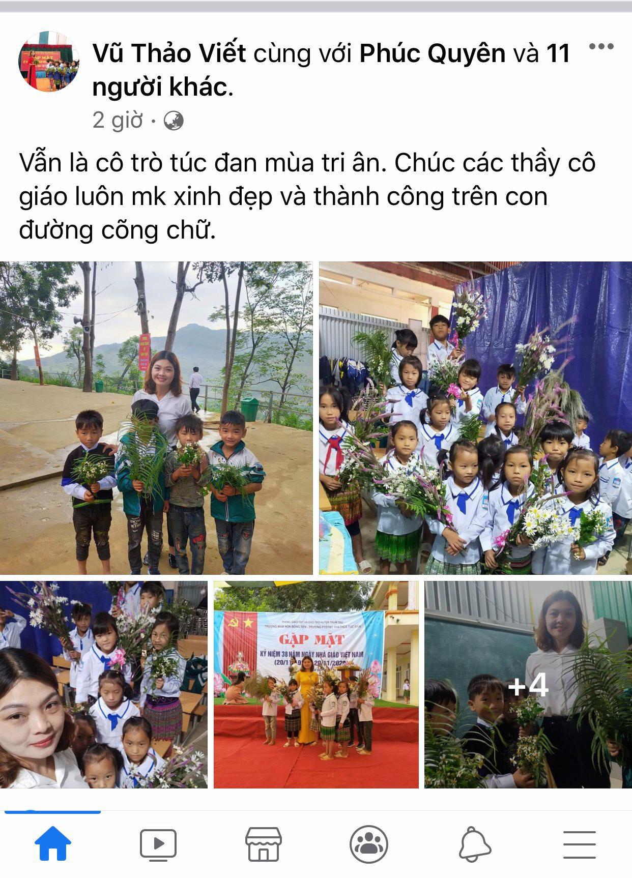 Món quà đẹp nhất của học sinh ngày 20/11 khiến cô giáo vùng cao vừa nhận đã rơi nước mắt - Ảnh 1. Món quà đẹp nhất của học sinh ngày 20/11 khiến cô giáo vùng cao vừa nhận đã rơi nước mắt - Ảnh 1.