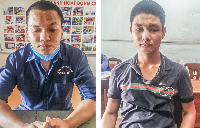 Vụ mặc áo GrabBike gí dao cướp xe máy Vespa và iPhone ở Sài Gòn: Bắt giữ hai đối tượng, thu hồi tang vật - Ảnh 1.