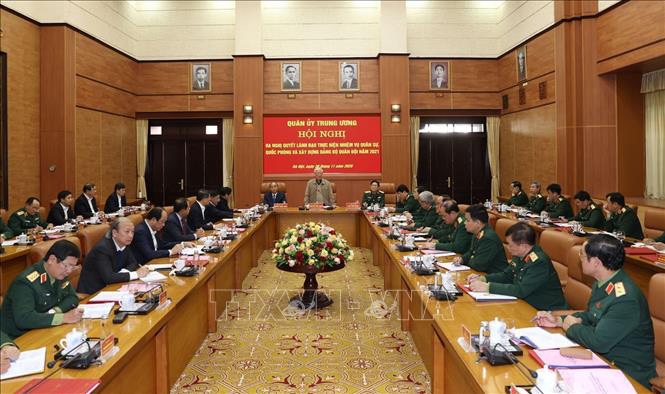 Tổng Bí thư, Chủ tịch nước Nguyễn Phú Trọng chủ trì Hội nghị Quân ủy Trung ương - Ảnh 2.