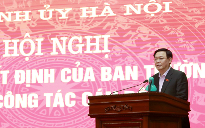 Công bố quyết định của Ban Thường vụ Thành ủy Hà Nội về công tác cán bộ - Ảnh 1.