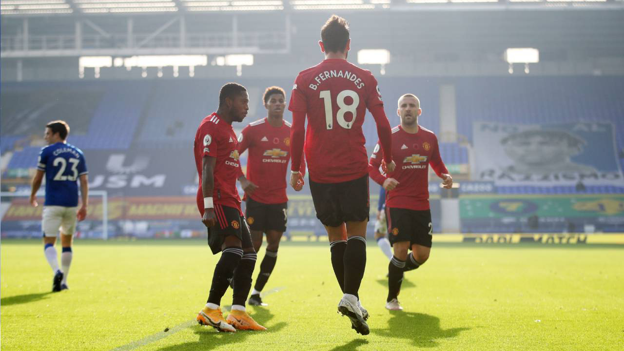 Bruno Fernandes bùng nổ giúp MU đánh bại Everton thuyết phục - Ảnh 5.