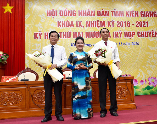 Kiên Giang có tân Chủ tịch HĐND và Chủ tịch UBND tỉnh - Ảnh 1.
