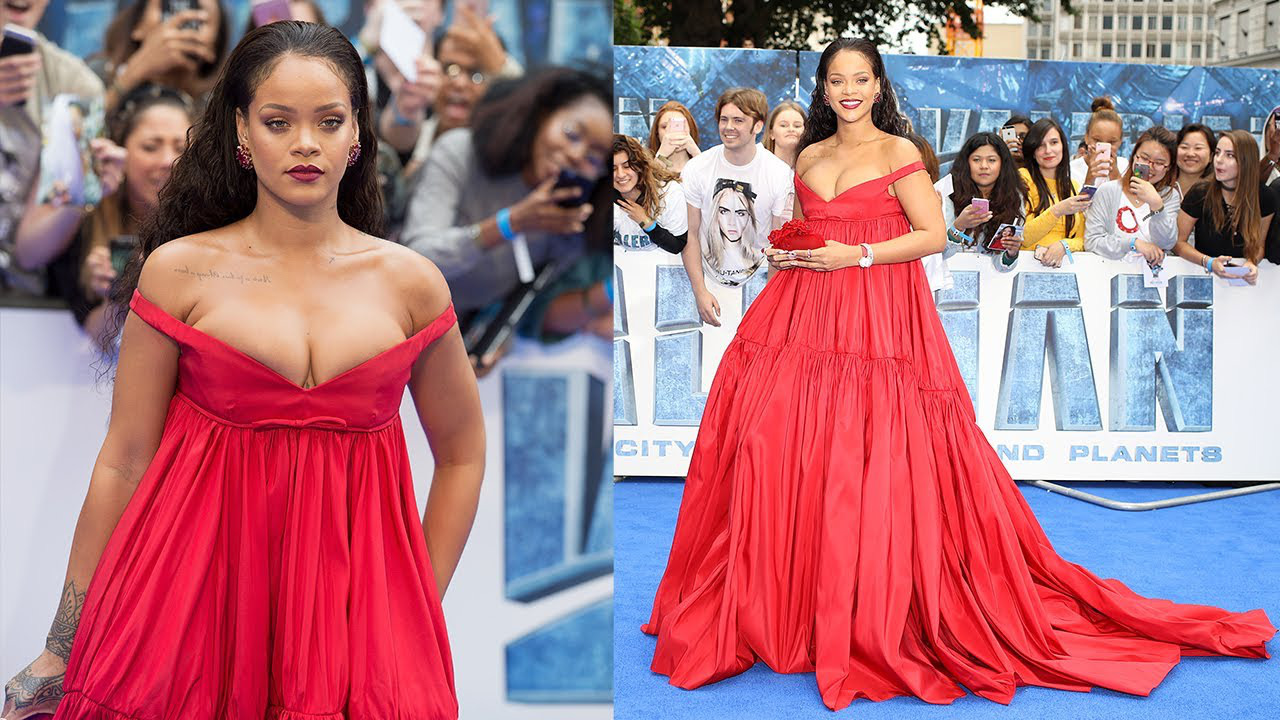 Rihanna đúng là nữ hoàng thảm đỏ của Hollywood: Bức tử vòng 1 ngồn ngộn, mặc như nude 100%, đẹp nhất lại là lúc hở tinh tế - Ảnh 5.