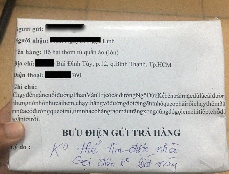 Đặt hàng xong không nghe điện thoại, thượng đế còn để lại dòng hướng dẫn tìm địa chỉ nhà như đánh đố shipper - Ảnh 1.