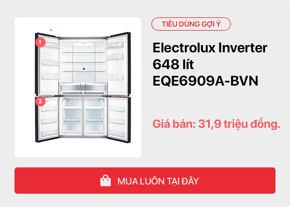 Tư vấn gia đình có con nhỏ các mẫu tủ lạnh 4 cánh phân chia riêng biệt: Hạn chế tối đa nhiễm khuẩn chéo lại hô biến không gian bếp &quot;sang-xịn&quot; - Ảnh 5.