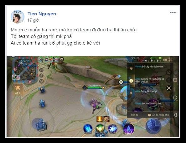 Liên Quân Mobile: Game thủ gây phẫn nộ khi cố tình phá trận, thua nhanh để hạ Rank siêu tốc - Ảnh 2.