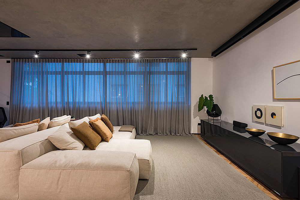 Căn hộ làm từ bê tông sáng tạo đẹp mắt với sự đánh bóng pha trộn sắc màu - Ảnh 8. Căn hộ làm từ bê tông sáng tạo đẹp mắt với sự đánh bóng pha trộn sắc màu - Ảnh 8.