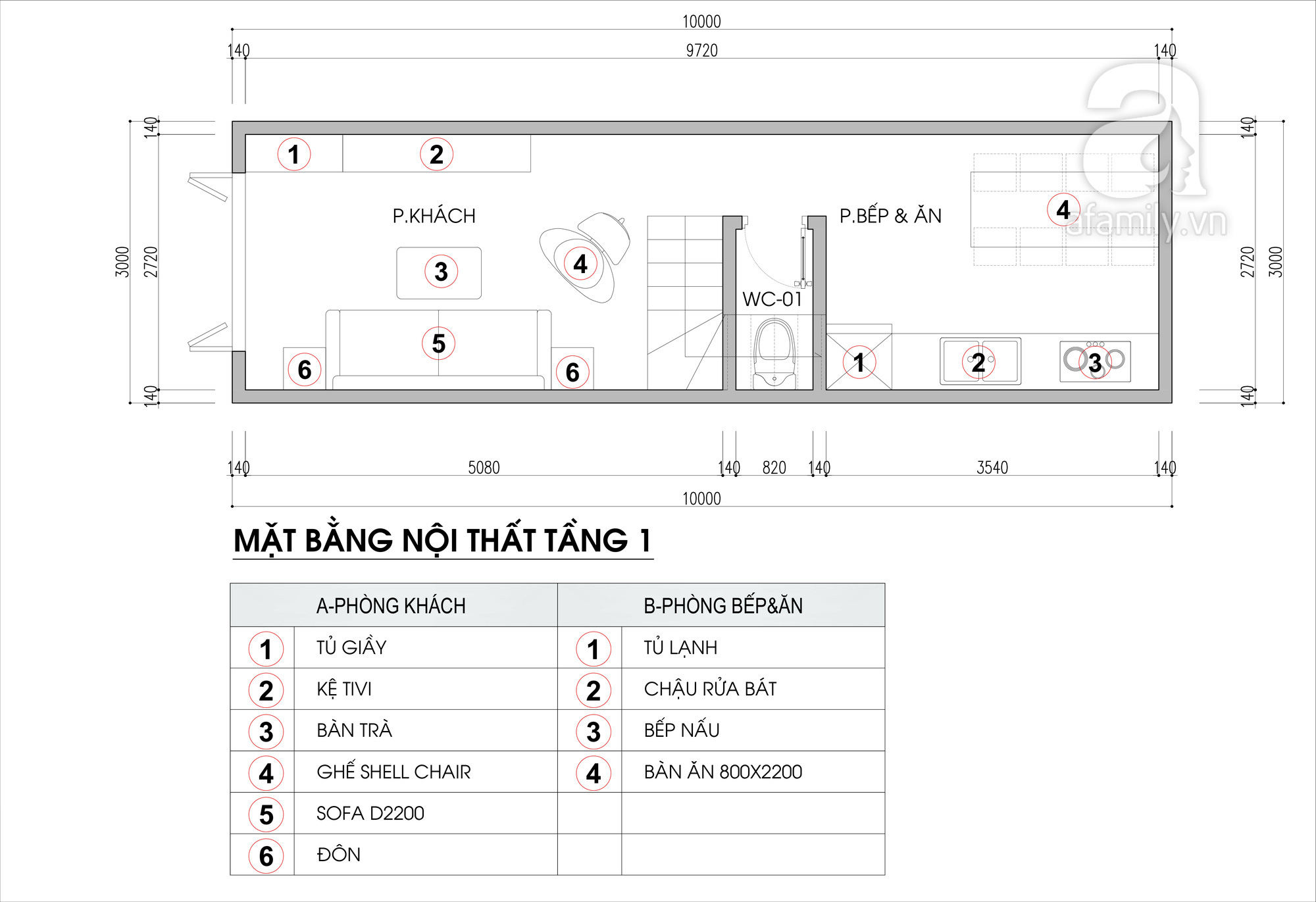 Tư vấn thiết kế nhà ở gia đình có đông thành viên với diện tích (3x10m), chi phí khoảng 670 triệu đồng - Ảnh 2. Tư vấn thiết kế nhà ở gia đình có đông thành viên với diện tích (3x10m), chi phí khoảng 670 triệu đồng - Ảnh 2.