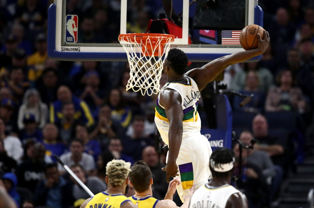 Áp đảo Golden State Warriors bằng sức mạnh tuyệt đối, Zion Williamson giúp New Orleans Pelicans áp sát top 8 - Ảnh 3.