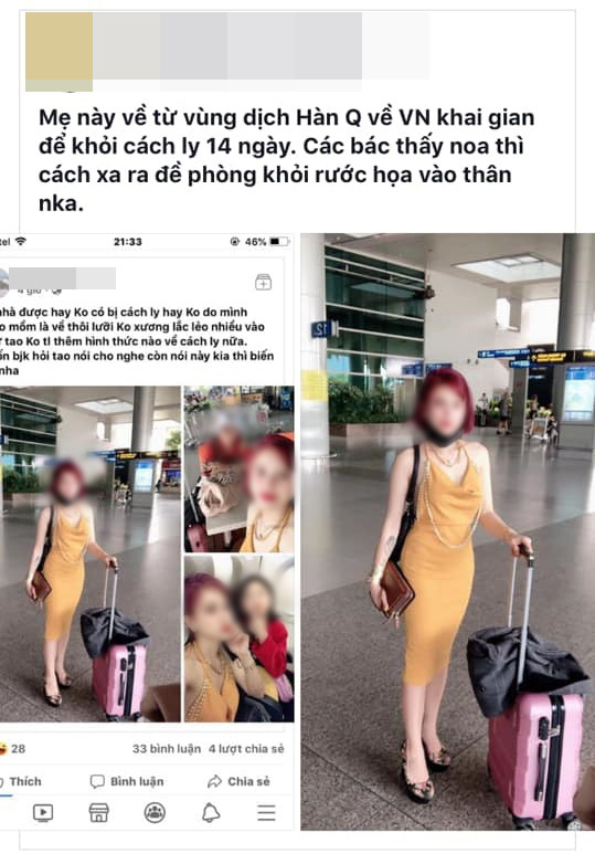 Phẫn nộ cô gái Việt livestream tại sân bay, khoe trốn cách ly khi vừa về từ tâm dịch Hàn Quốc: Người phụ nữ khôn, sống bằng cái não nên không bị cách ly - Ảnh 3.