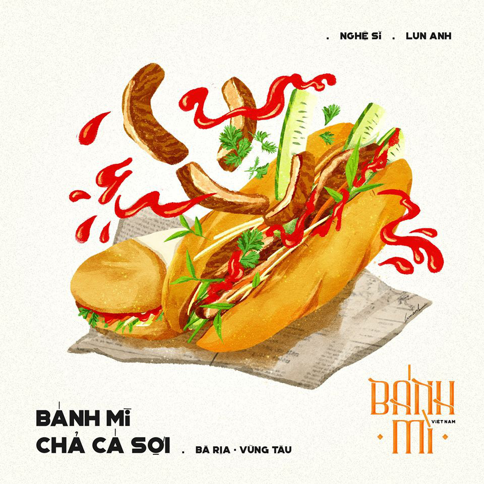 Bộ tranh tôn vinh các thể loại bánh mì Việt Nam đang được nhấn nút share kịch liệt, dân mạng không khỏi tự hào về đặc sản nước nhà - Ảnh 3.