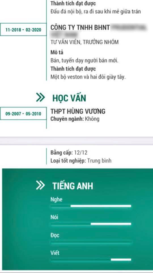 Cộng đồng mạng thán phục, bó tay với màn viết CV xin việc của anh chàng thật nhất quả đất: sở thích ngắm mỹ nữ, đánh nhau sứt đầu mẻ trán - Ảnh 4.