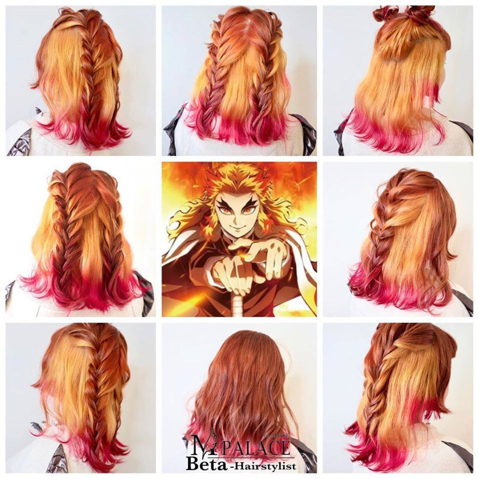 Ngắm loạt cảnh cosplay màu tóc 7 sắc cầu vồng của các nhân vật Kimetsu no Yaiba mà mê - Ảnh 3.