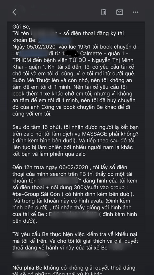 Xôn xao thông tin tài xế xe ôm công nghệ đưa số điện thoại khách hàng lên mạng xã hội kèm nội dung &quot;nhạy cảm&quot; sau khi bị hủy chuyến - Ảnh 4.