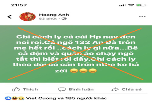 Hà Nội, Hải Phòng xử phạt người thông tin sai về dịch bệnh trên mạng xã hội - Ảnh 1.