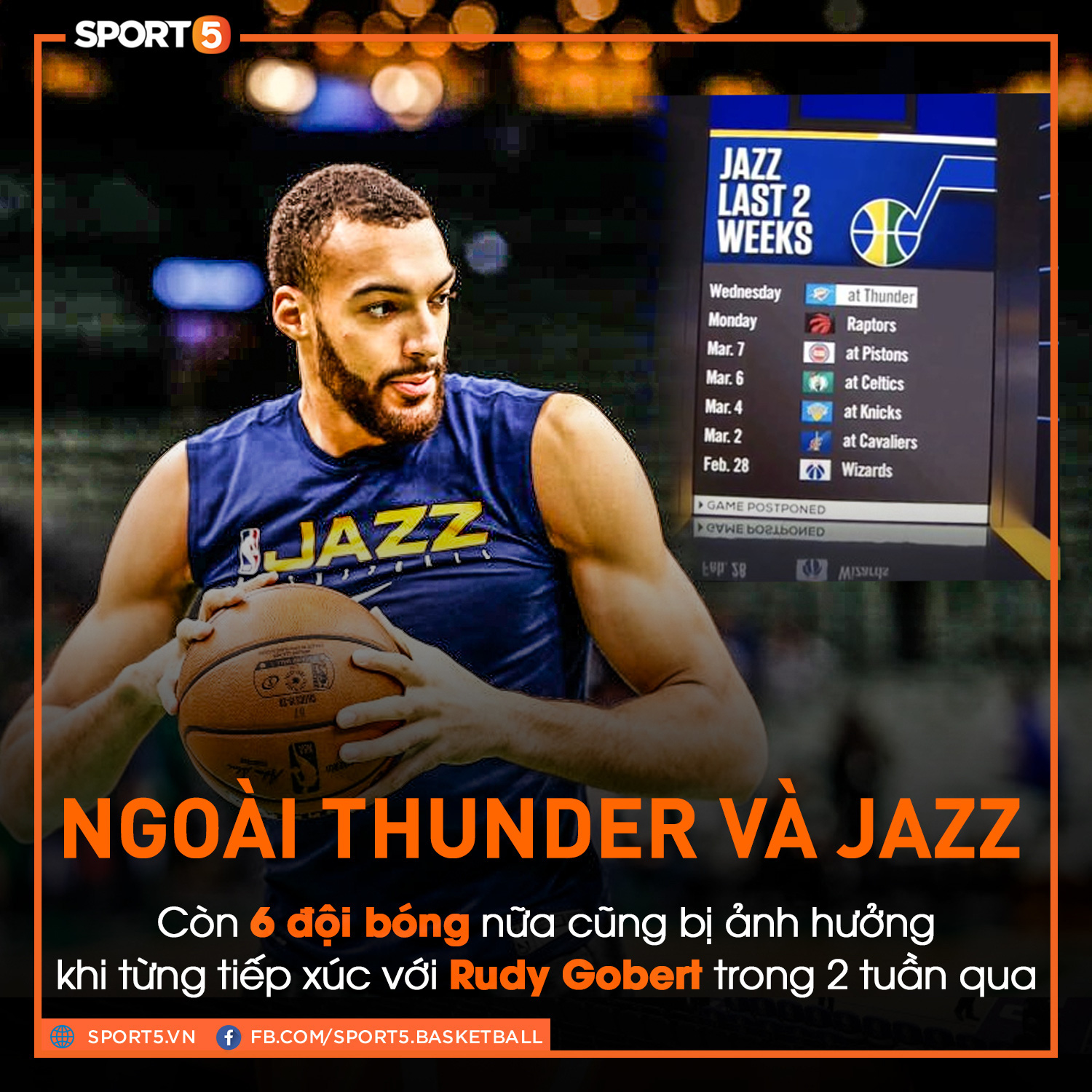 Trước khi bị phát hiện dương tính với virus Corona, Rudy Gobert từng tiếp cận với khách du lịch từ Pháp - Ảnh 1.