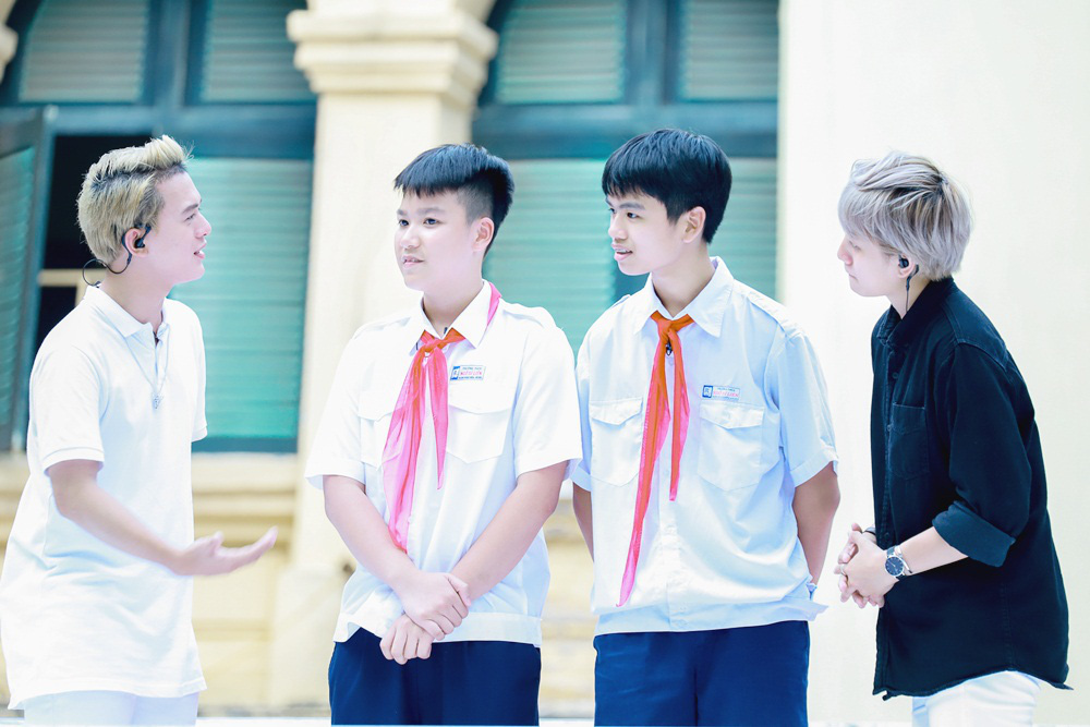 Thu Quỳnh, Bảo Hân, Quang Anh cực đáng yêu tại Thiếu niên nói - Ảnh 5.