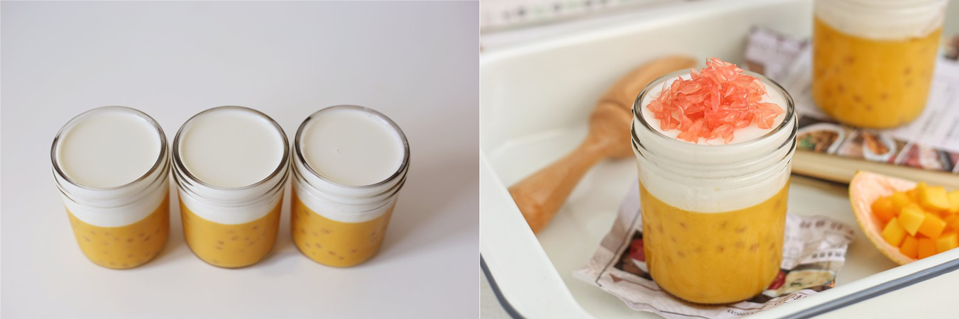 Bổ sung vitamin với pudding xoài 2 lớp ngon đẹp lung linh - Ảnh 4.