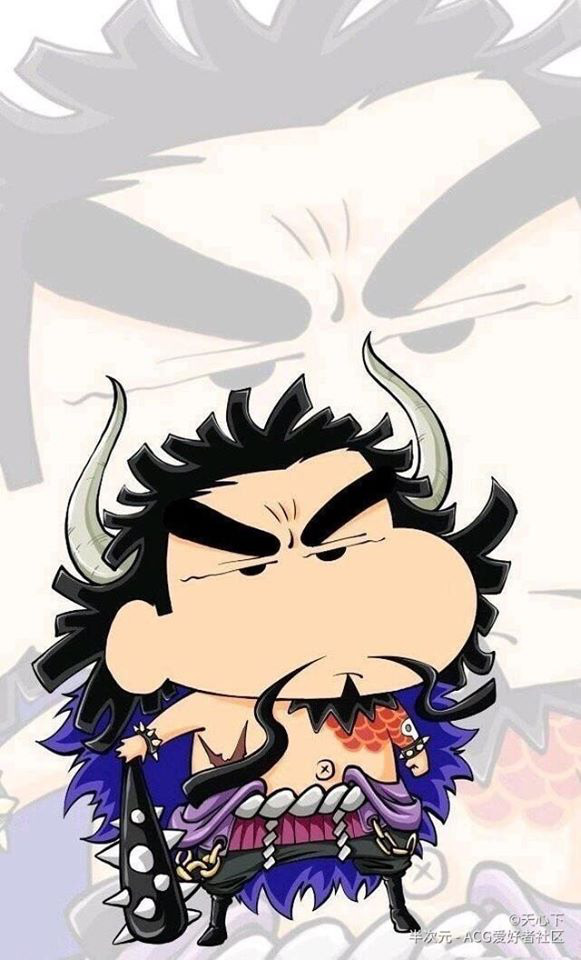 Từ Tứ Hoàng One Piece tới Sannin làng Lá đều hóa Shin-chan qua bộ fan art vui nhộn - Ảnh 3.