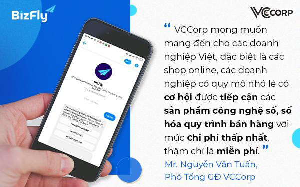 VCCorp ra mắt gói Chatbot Miễn Phí trọn đời hỗ trợ doanh nghiệp tối ưu hoạt động bán hàng trong mùa dịch - Ảnh 1.
