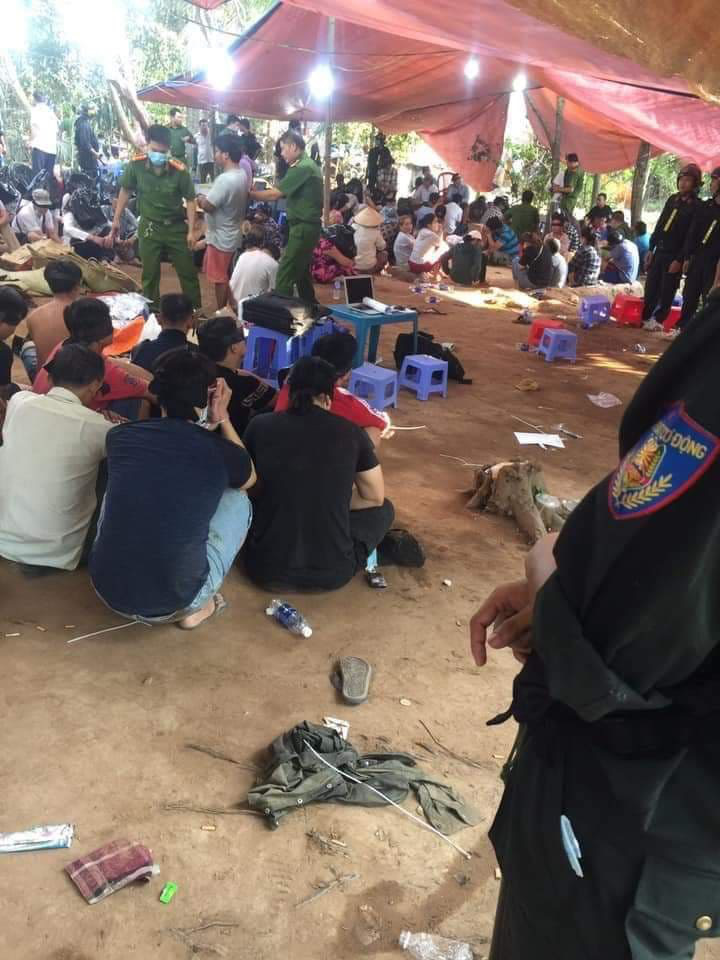 Cảnh sát tiếp tục triệt phá trường gà quy mô khủng ở Tiền Giang - Ảnh 1.