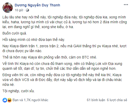 LMHT: Dân mạng xì xào Zeros về thì Kiaya lại ra rìa, HLV Tinikun phản pháo vô địch VCS thì cần ai thương hại? - Ảnh 3.