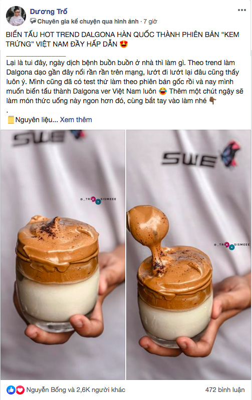 Trổ tài “bắt trend” làm loại cafe đang hot ở Hàn Quốc Dalgona phiên bản Việt khiến dân mạng phát cuồng - Ảnh 4. Trổ tài “bắt trend” làm loại cafe đang hot ở Hàn Quốc Dalgona phiên bản Việt khiến dân mạng phát cuồng - Ảnh 4.