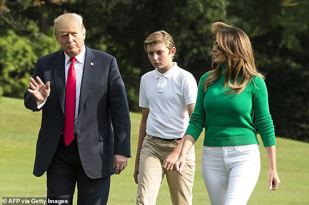 Quý tử Barron Trump cao gần 2m, đón sinh nhật tuổi 14 theo cách đặc biệt trong thời điểm dịch Covid-19 lan rộng - Ảnh 3.