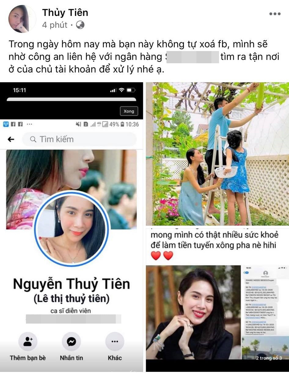 Bị giả mạo tài khoản làm từ thiện, Thủy Tiên gay gắt "dằn mặt", quyết xử lý đến cùng - Ảnh 2. Bị giả mạo tài khoản làm từ thiện, Thủy Tiên gay gắt "dằn mặt", quyết xử lý đến cùng - Ảnh 2.