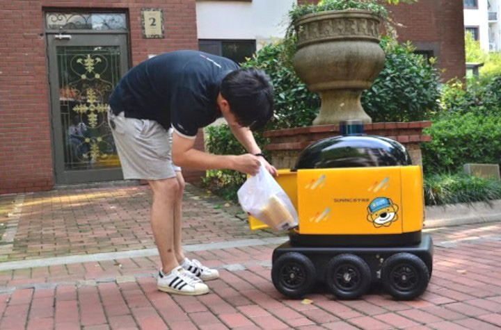 Robot chuyên phân phát rau, củ, quả và tuần tra cho thấy mức độ tự động hóa ngày càng cao của Trung Quốc - Ảnh 4.