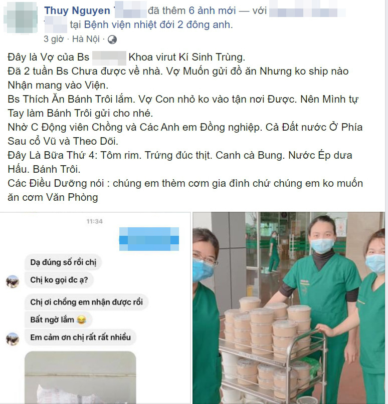 Muốn gửi bánh trôi cho chồng bác sĩ nhưng shipper sợ bệnh viện, cô vợ được giúp đỡ theo cách không ngờ - Ảnh 1. Muốn gửi bánh trôi cho chồng bác sĩ nhưng shipper sợ bệnh viện, cô vợ được giúp đỡ theo cách không ngờ - Ảnh 1.