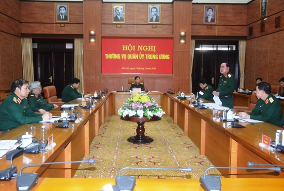 Thường vụ Quân ủy Trung ương cho ý kiến về dự thảo văn kiện Đại hội đại biểu Đảng bộ Quân đội lần thứ XI - Ảnh 1.