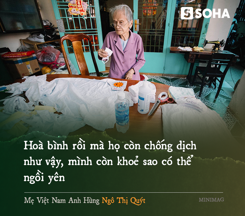 Mẹ Việt Nam Anh hùng 97 tuổi may khẩu trang tặng người nghèo phòng dịch Covid-19 - Ảnh 7.