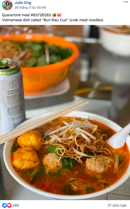 Góc phát hiện: Hóa ra đồ ăn Việt Nam rất được ưa chuộng trong bữa ăn cách ly tại nhà của nhiều cư dân mạng trên thế giới - Ảnh 3.
