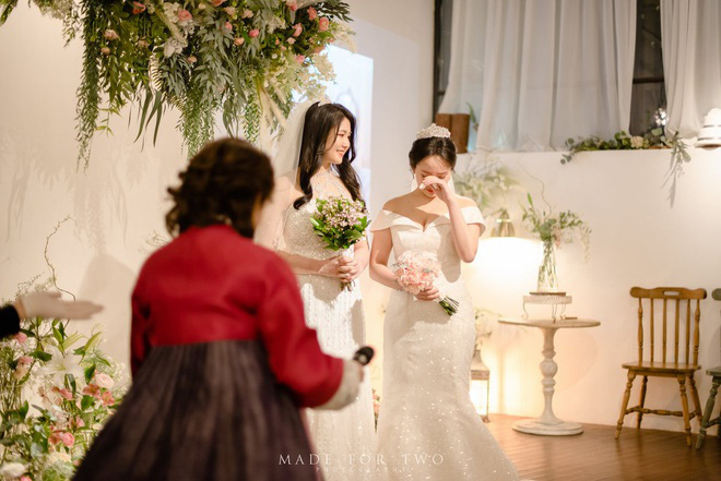Đám cưới của cặp đôi Hàn Quốc gây chú ý, đến khi thấy mặt hai nhân vật chính, ai cũng phải ngỡ ngàng - Ảnh 4.