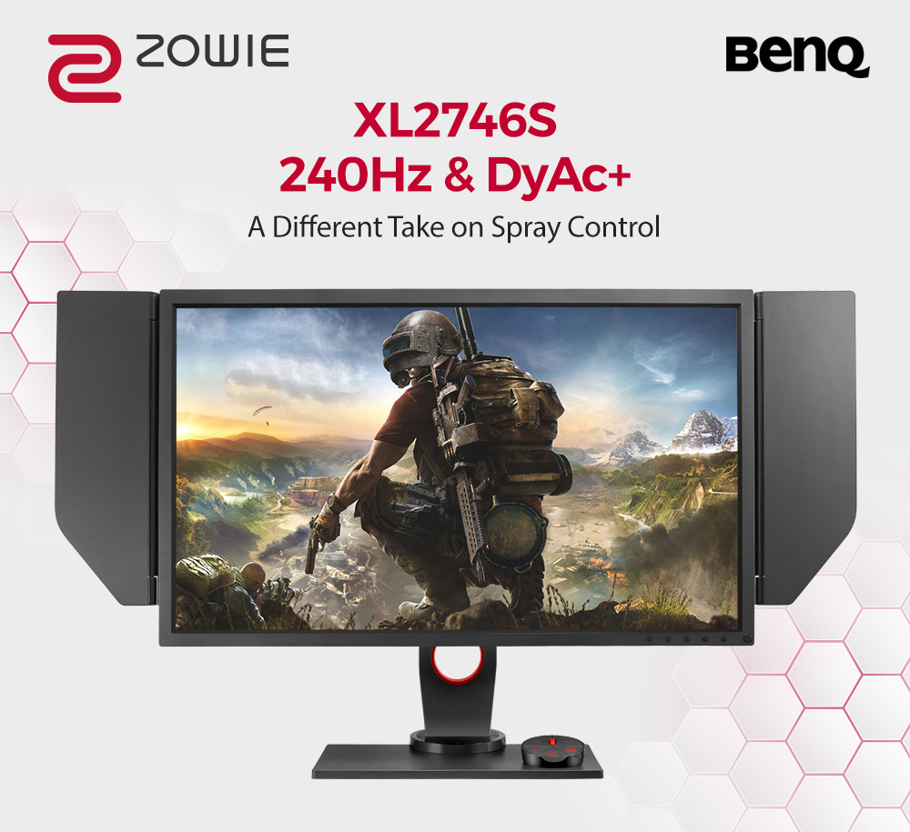 Ngỡ ngàng với màn hình chơi game 27 inch 240Hz BenQ ZOWIE XL2746S cùng công nghệ đỉnh cao DyAc  - Ảnh 1.