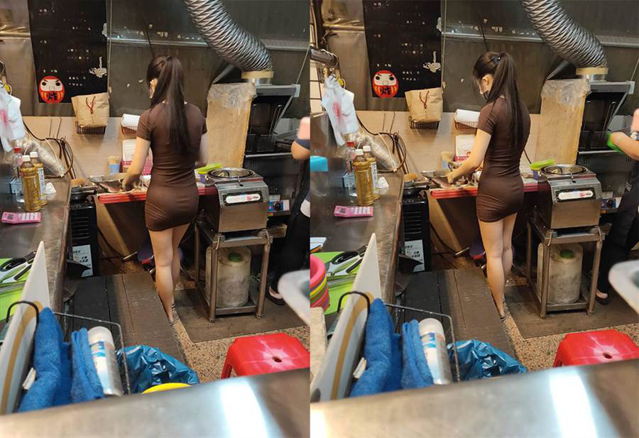 Bị chụp lén cảnh bán gà rán trong chợ, cô nàng được cộng đồng mạng phong hot girl chỉ sau một bài post - Ảnh 1.